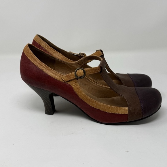 jeffrey campbell womens colorblock leather Maryjane anthropologie US 9 flapper - Picture 6 of 16